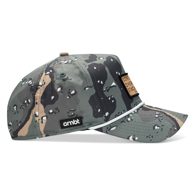 Load image into Gallery viewer, Lord Watch Over Me As I Stack Bodies (Tan) Patch Waterproof Weekender Snapback