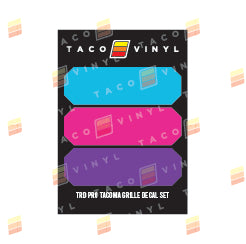 Load image into Gallery viewer, Taco Vinyl Pro Grille Decals