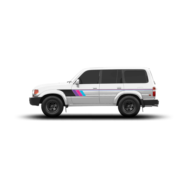Load image into Gallery viewer, 80 Series Land Cruiser Checkered Stripe Kit