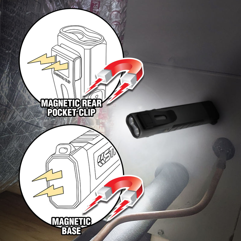 Load image into Gallery viewer, LP-EDC+ 8.0 Low Profile Everyday Carry Ultra-Thin Spot & Flood Flashlight
