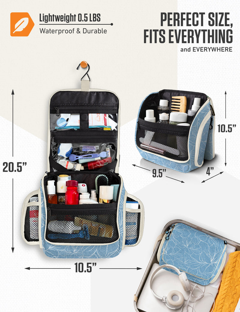 Load image into Gallery viewer, Hanging Travel Toiletry Bag