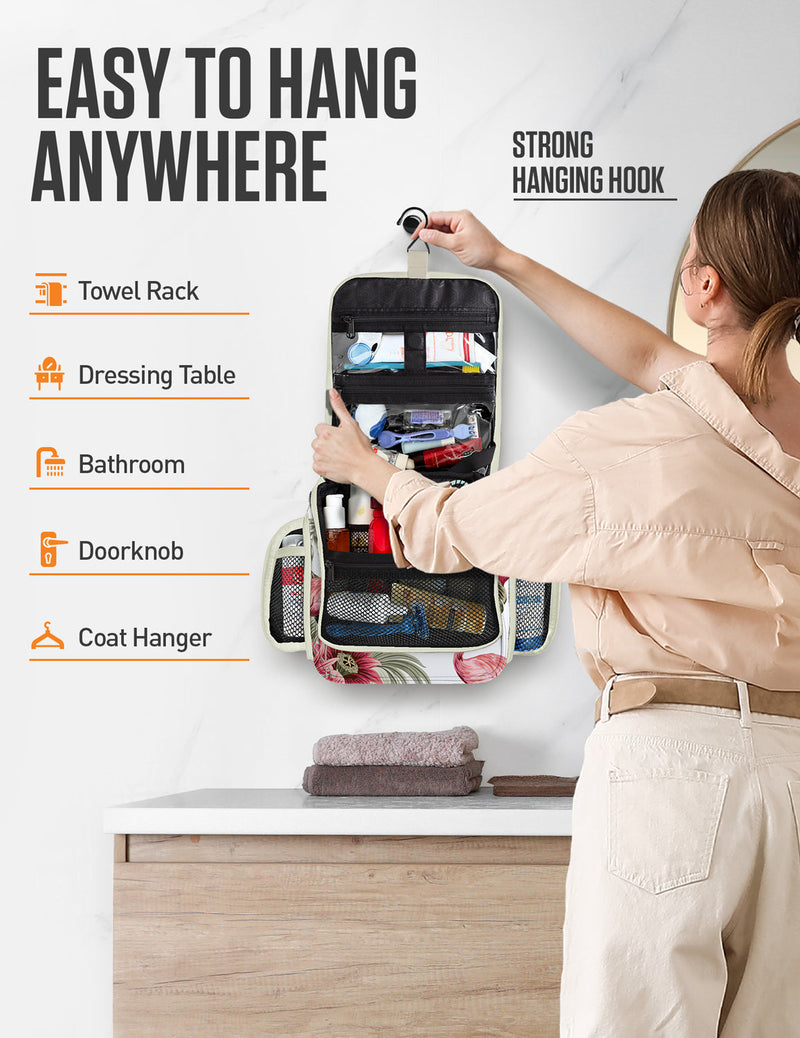 Load image into Gallery viewer, Hanging Travel Toiletry Bag