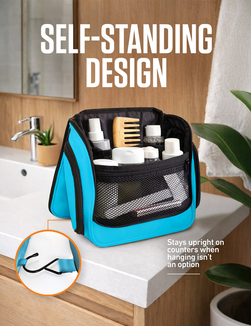 Load image into Gallery viewer, Hanging Travel Toiletry Bag