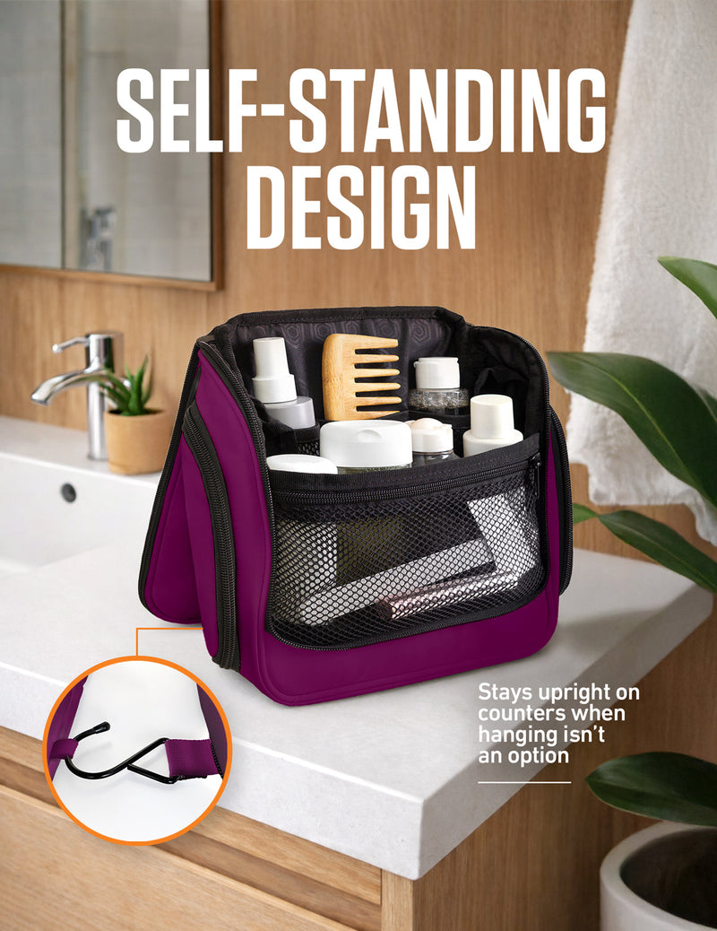 Load image into Gallery viewer, Hanging Travel Toiletry Bag