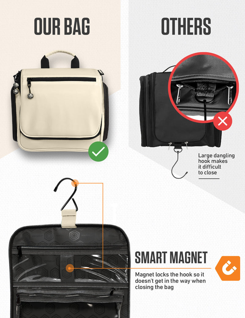 Load image into Gallery viewer, Hanging Travel Toiletry Bag