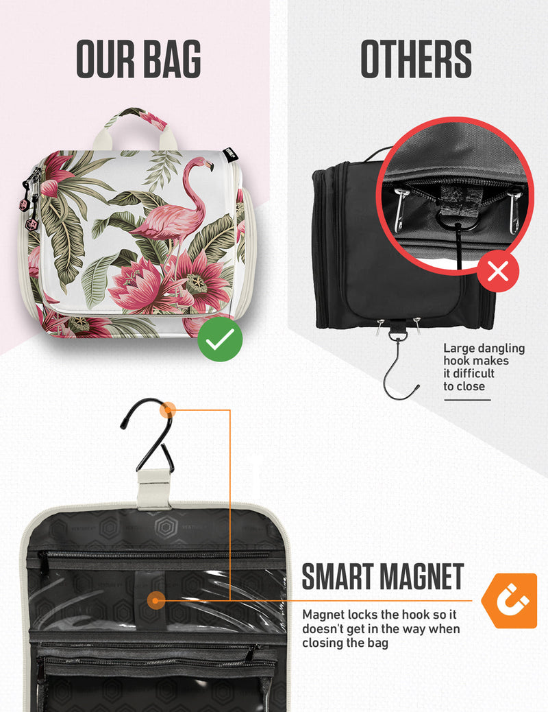Load image into Gallery viewer, Hanging Travel Toiletry Bag