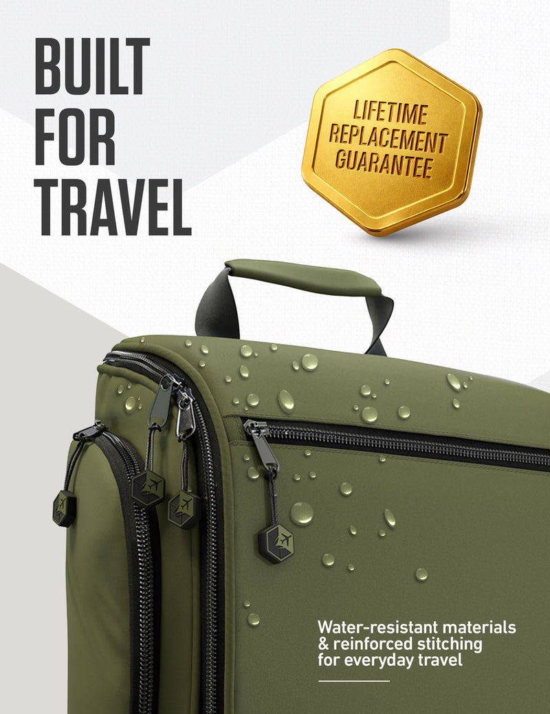 Load image into Gallery viewer, Hanging Travel Toiletry Bag