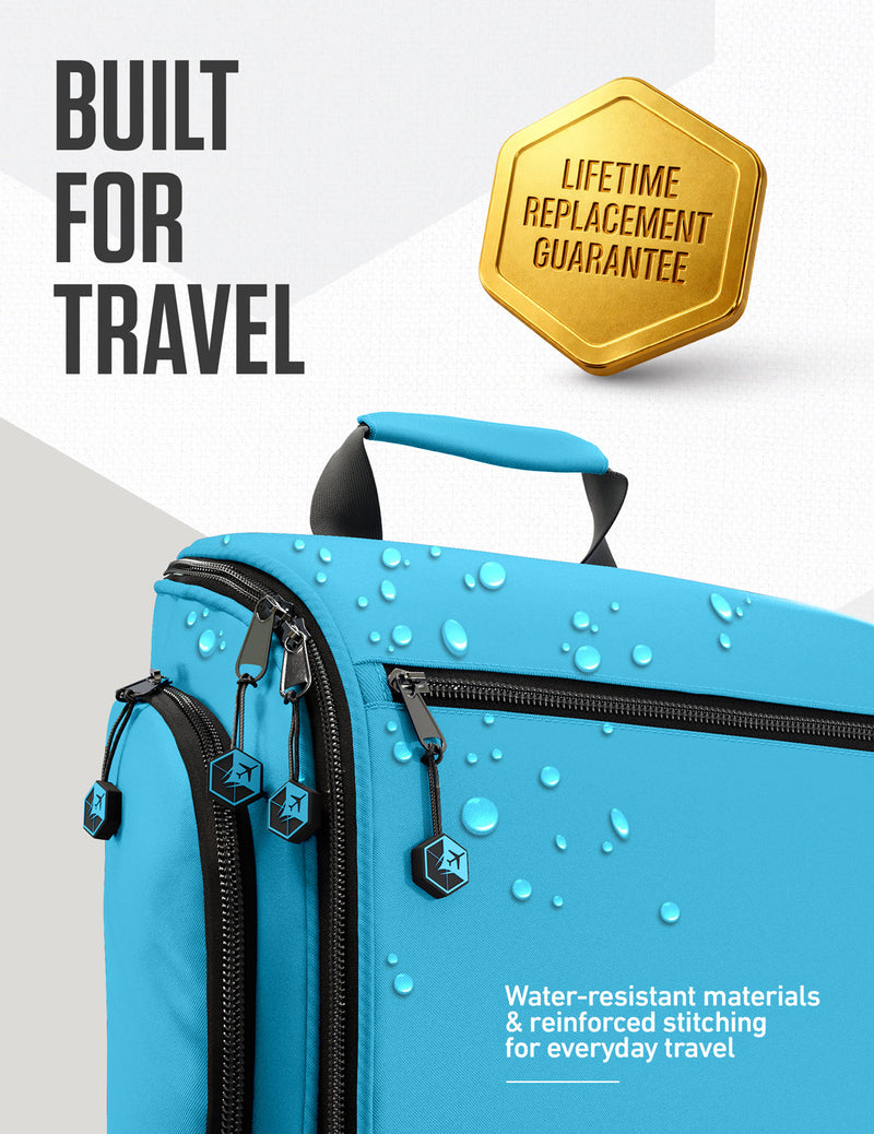 Load image into Gallery viewer, Hanging Travel Toiletry Bag