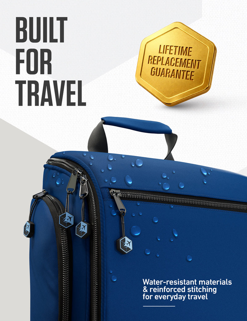 Load image into Gallery viewer, Hanging Travel Toiletry Bag