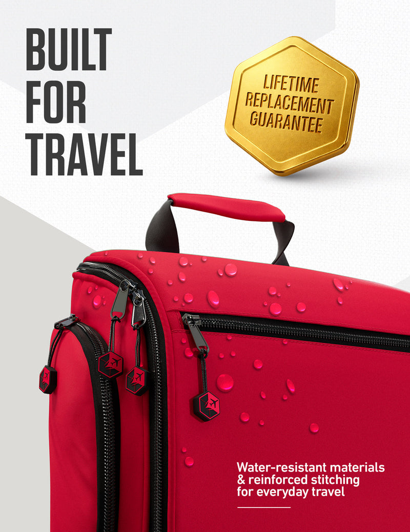 Load image into Gallery viewer, Hanging Travel Toiletry Bag