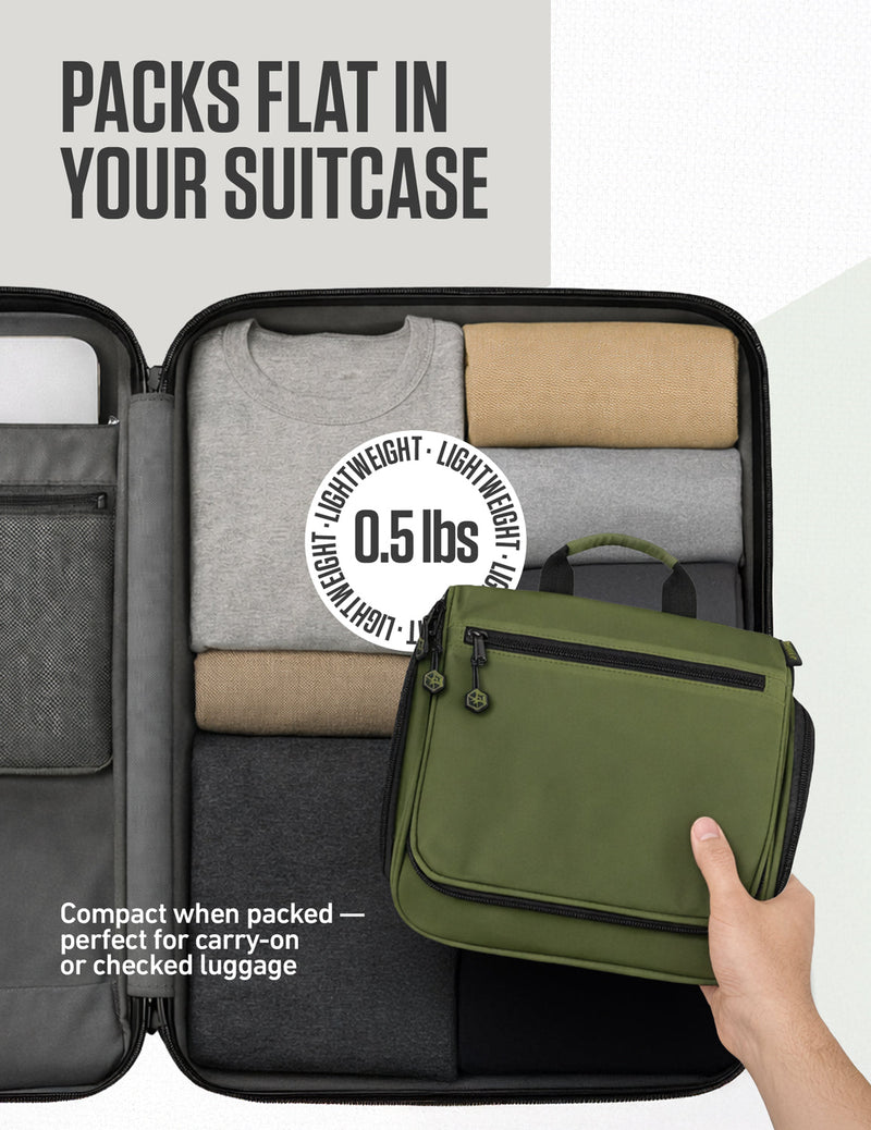 Load image into Gallery viewer, Hanging Travel Toiletry Bag
