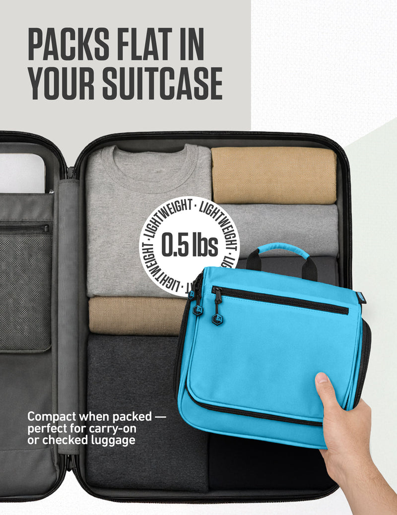 Load image into Gallery viewer, Hanging Travel Toiletry Bag