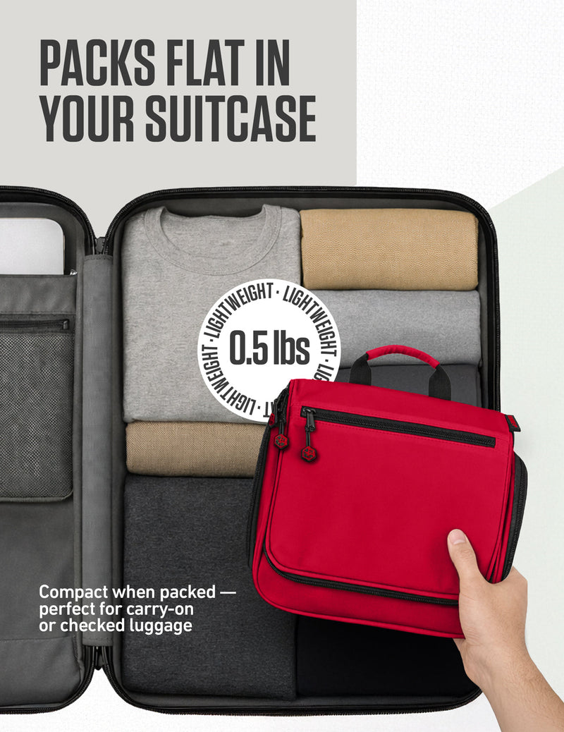 Load image into Gallery viewer, Hanging Travel Toiletry Bag