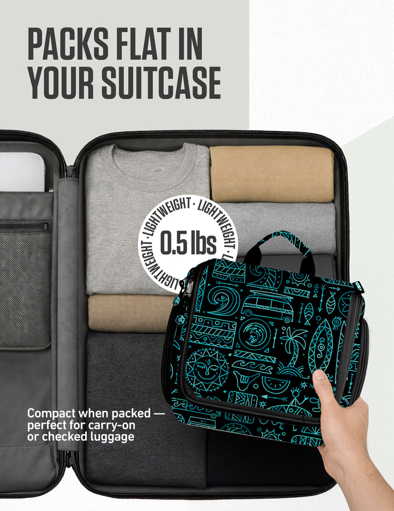Load image into Gallery viewer, Hanging Travel Toiletry Bag