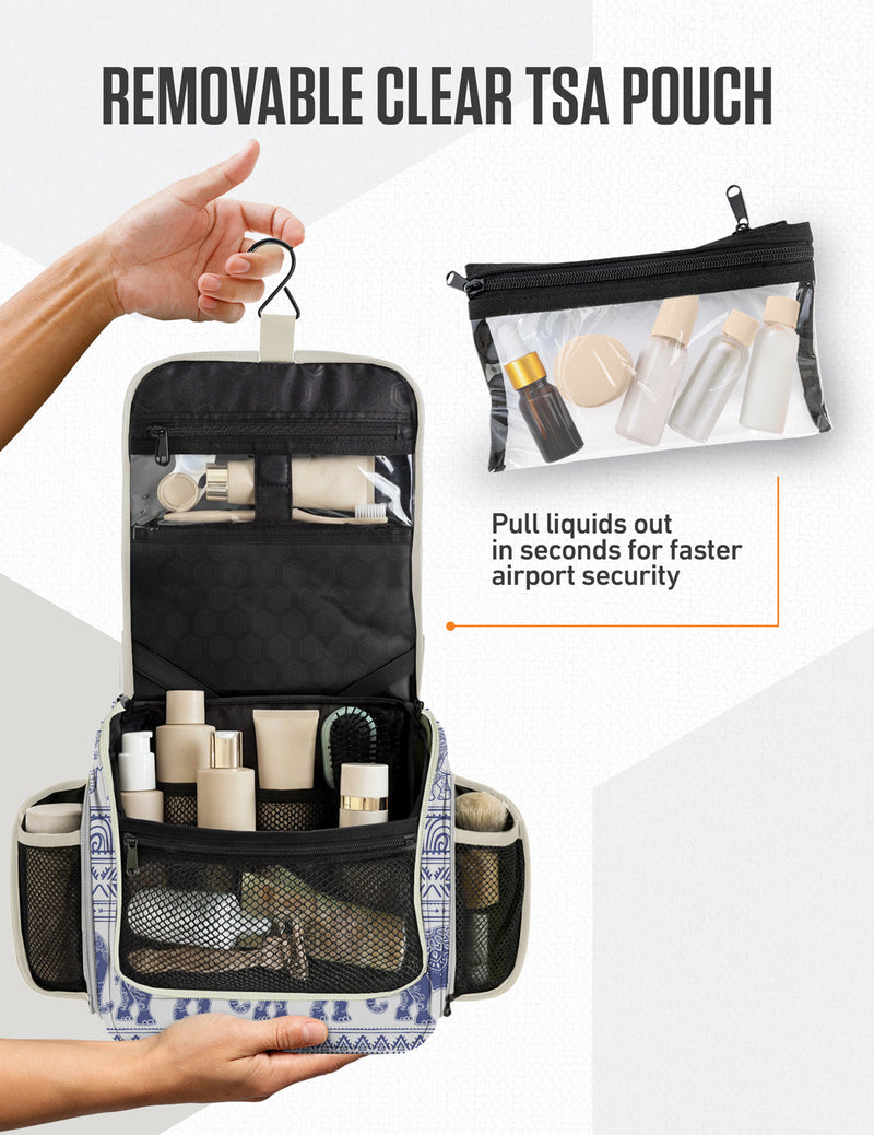 Load image into Gallery viewer, Hanging Travel Toiletry Bag