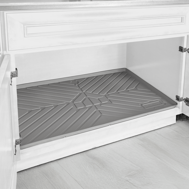Load image into Gallery viewer, SMARTLINER HOME™ Under Sink Cabinet Bathroom Mats Compatible With Standard Bathroom Cabinets 19.5" x 34.5"