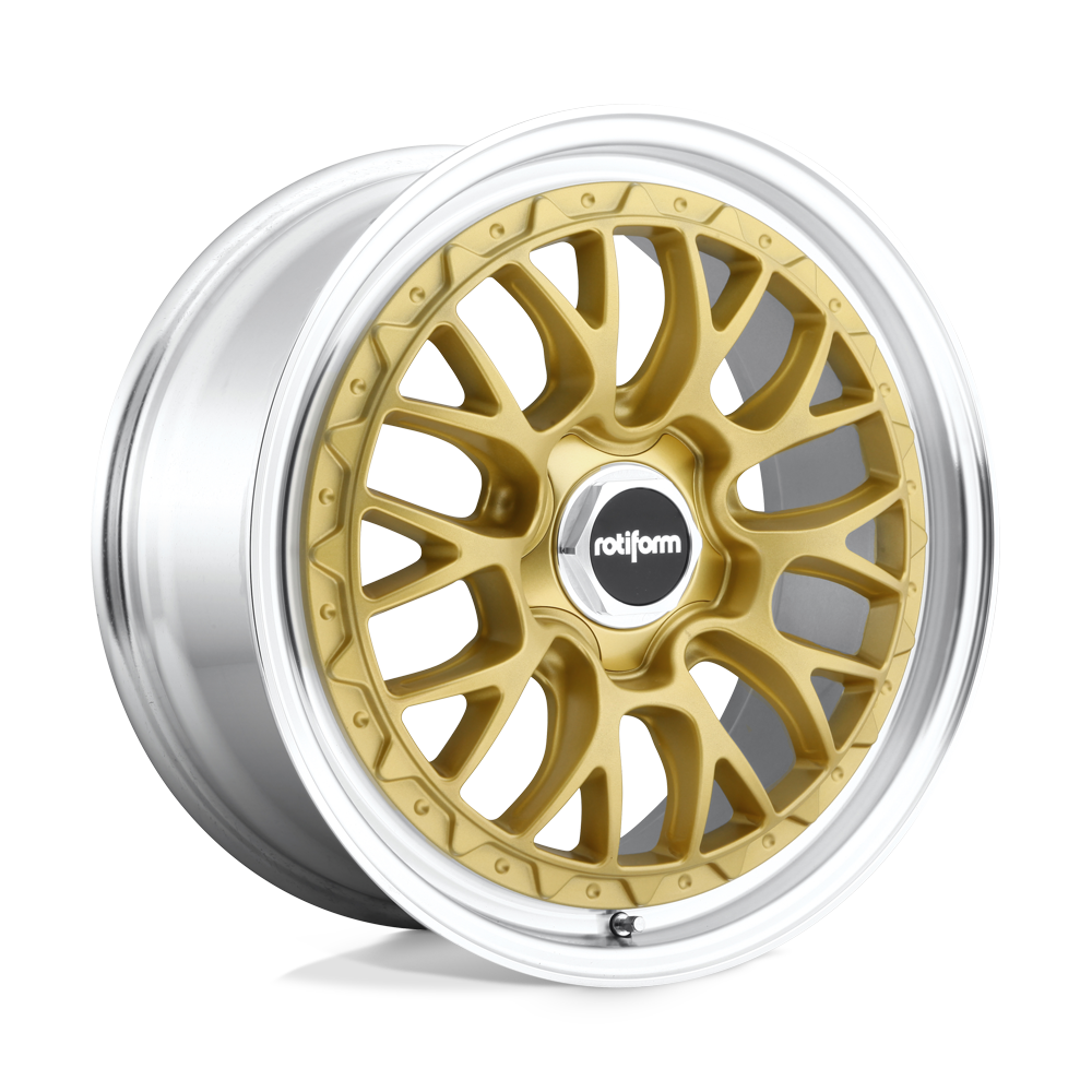 Rotiform Matte Gold Machined