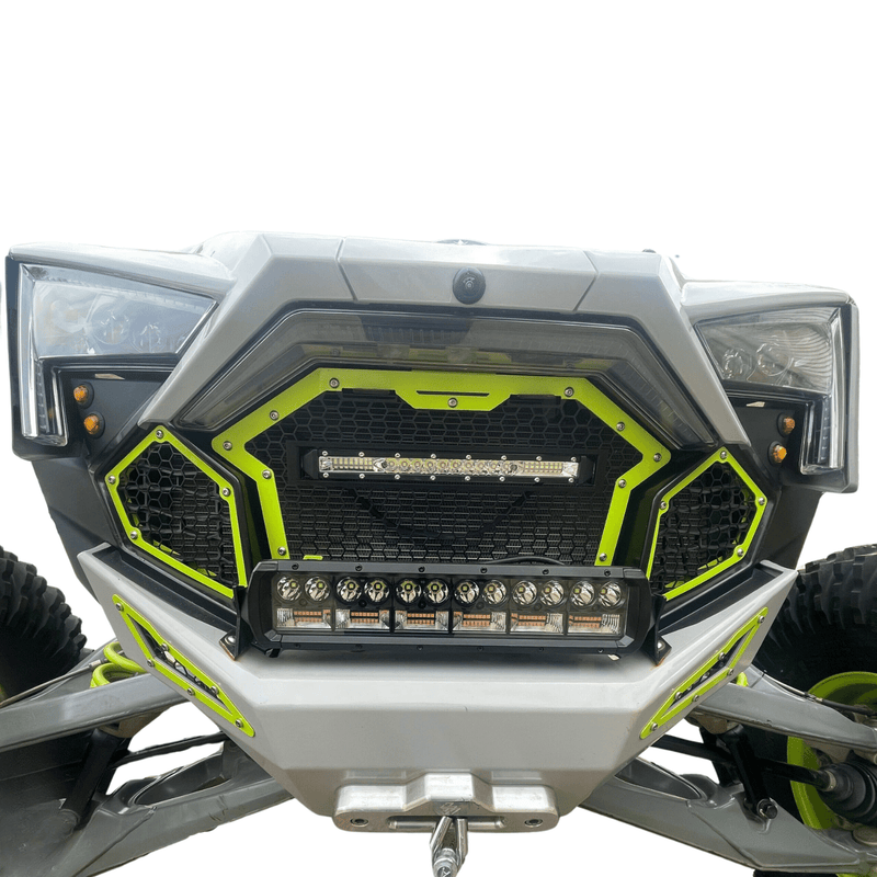 Load image into Gallery viewer, L&W Fab Front Grill with Light Bar for 20-24 RZR Turbo R / Pro R / Pro XP