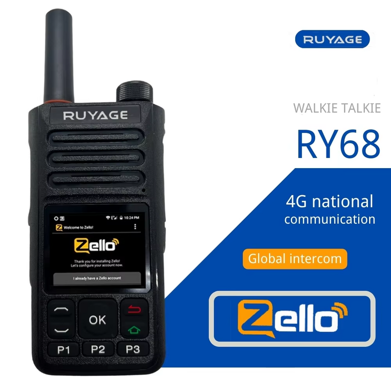 Load image into Gallery viewer, Ruyage RY68 Zello Push-to-Talk 4G LTE Long Range PoC Radio