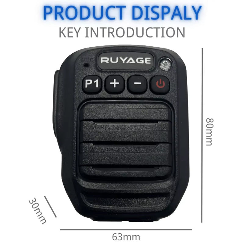 Load image into Gallery viewer, Ruyage HB980 Bluetooth PTT Hand Microphone for Zello Walkie Talkie App