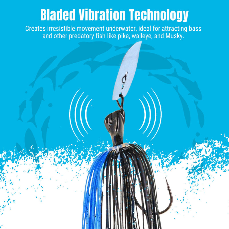 Load image into Gallery viewer, Reaction Tackle Lead Breaker Jigs- 3-Pack; Durable Fishing Jigs for Freshwater & Saltwater