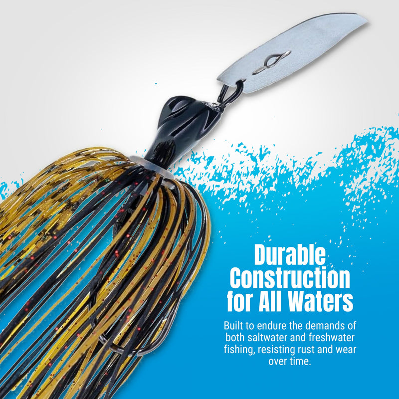 Load image into Gallery viewer, Reaction Tackle Lead Breaker Jigs- 3-Pack; Durable Fishing Jigs for Freshwater & Saltwater