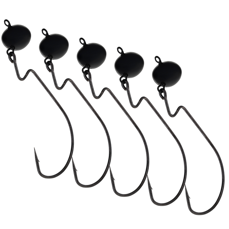 Load image into Gallery viewer, Reaction Tackle Lead Swing Football Jigs - 5-PACK