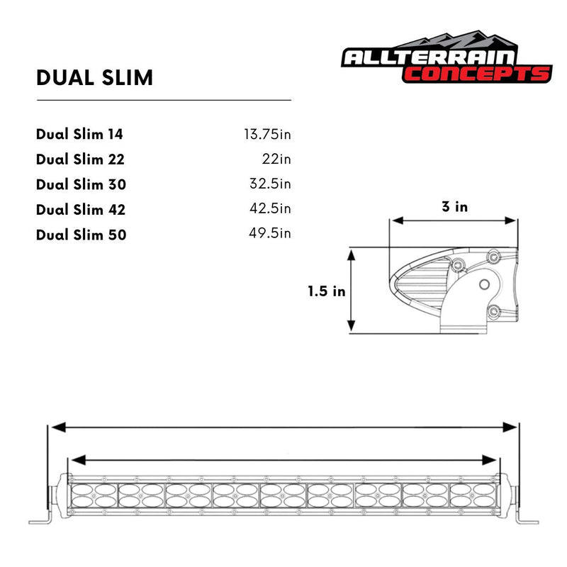 Load image into Gallery viewer, DUAL SLIM SERIES Light Bars