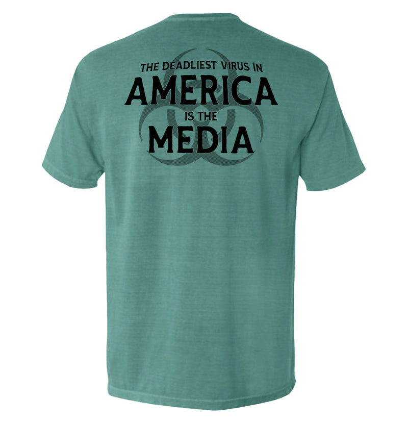 Load image into Gallery viewer, The Deadliest Virus in America is the Media (Black)