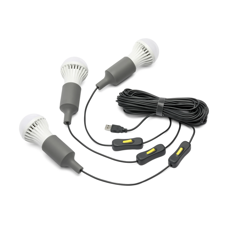 Load image into Gallery viewer, 3 LED Light Bulb String