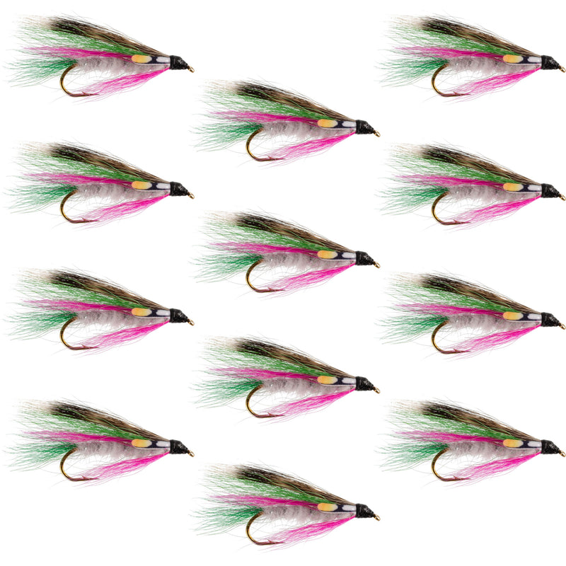 Load image into Gallery viewer, Little Rainbow Trout Classic Streamer Flies - Set of 12 - Hook Size 4
