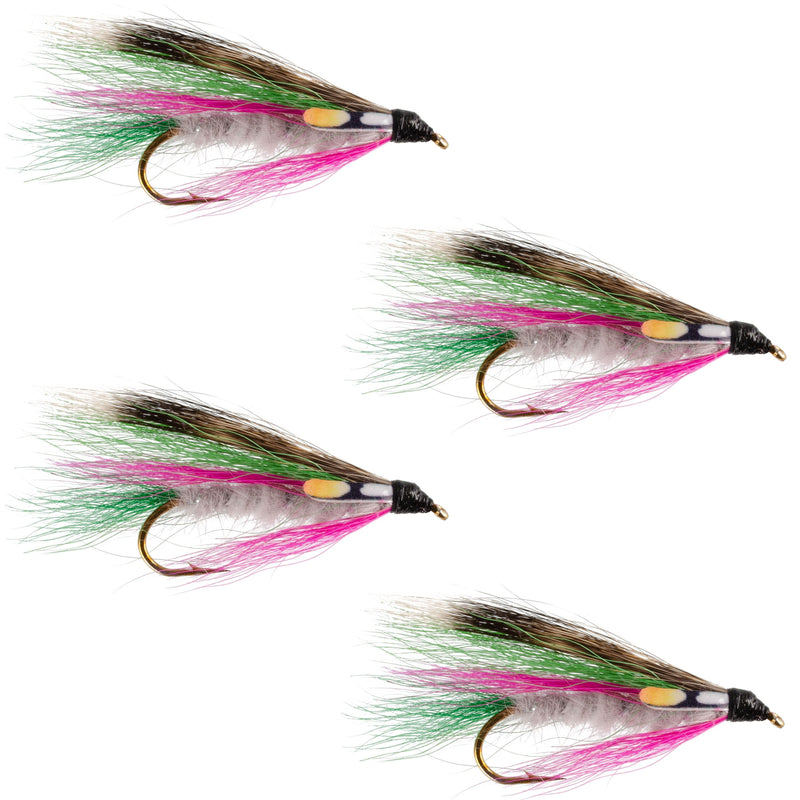 Load image into Gallery viewer, Little Rainbow Trout Classic Streamer Flies - Set of 4- Hook Size 4