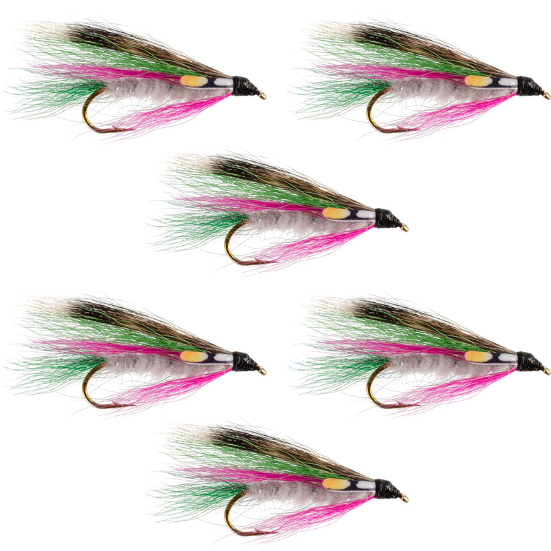 Load image into Gallery viewer, Little Rainbow Trout Classic Streamer Flies - Set of 6 - Hook Size 4