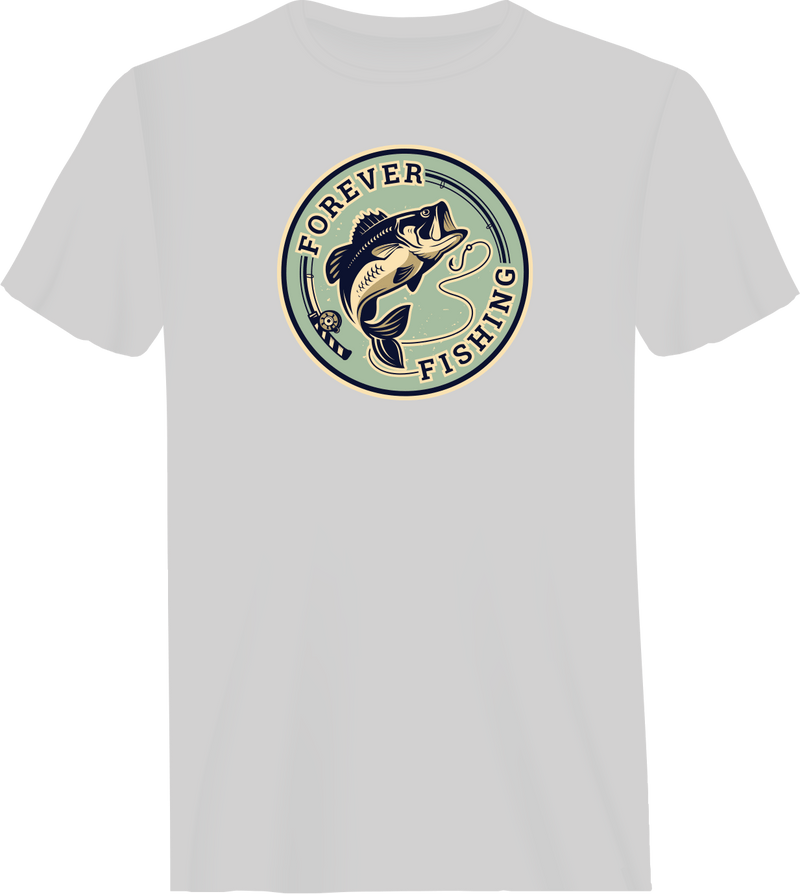 Load image into Gallery viewer, Forever Fishing Man T-Shirt