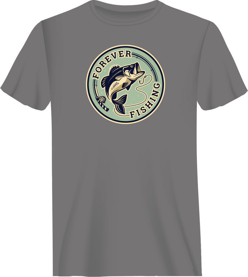 Load image into Gallery viewer, Forever Fishing Man T-Shirt