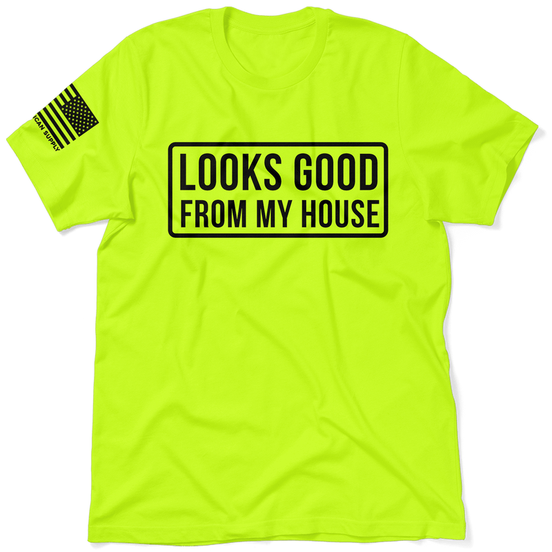 Load image into Gallery viewer, Looks Good - Safety Yellow T-Shirt