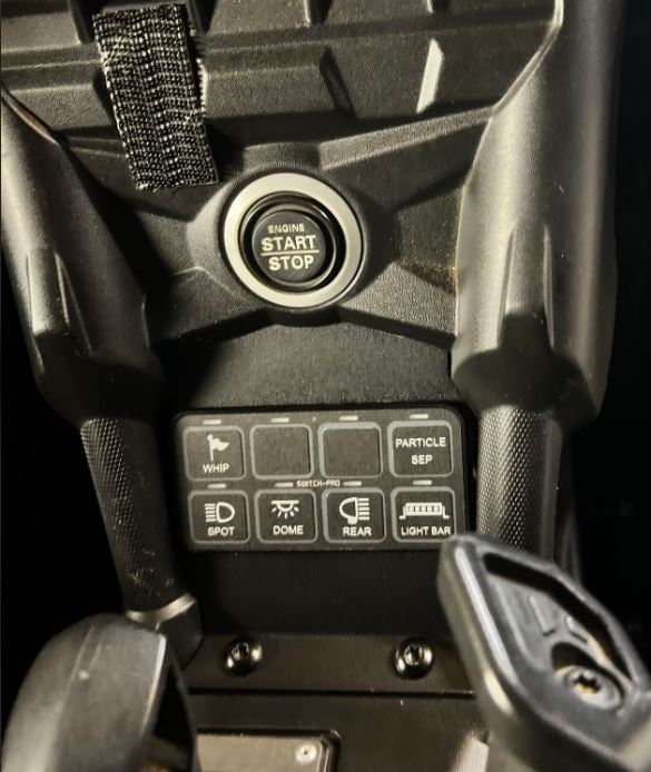 Load image into Gallery viewer, 2017-2025 Can-Am X3 Switch-Pros 8 Lower Dash Plate