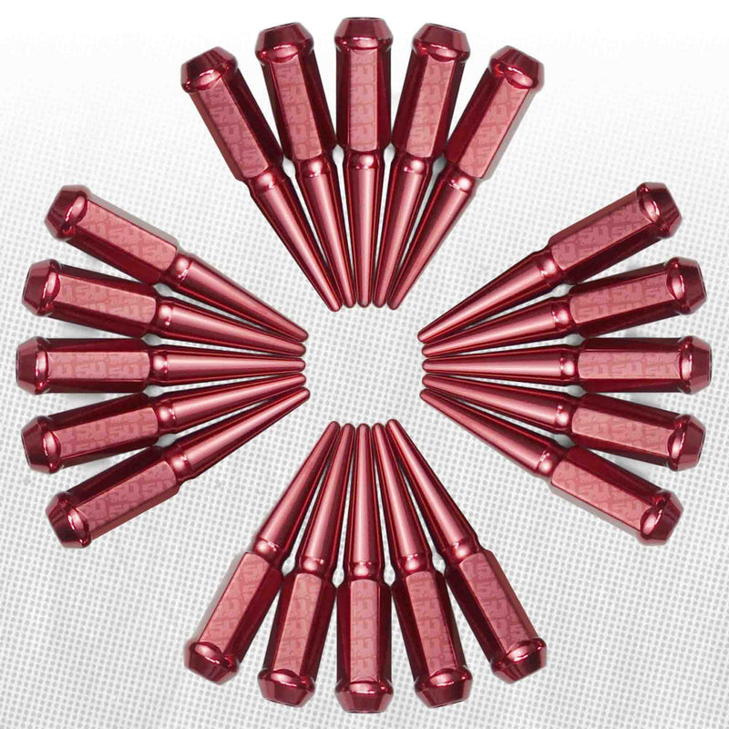 Load image into Gallery viewer, 3/8-24 Extended Spike Lug Nuts - 60 Degree Taper Seat