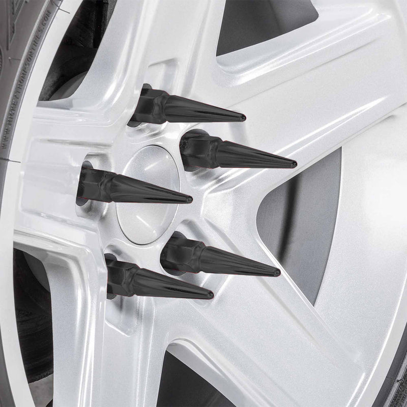 Load image into Gallery viewer, 3/8-24 Extended Spike Lug Nuts - 60 Degree Taper Seat