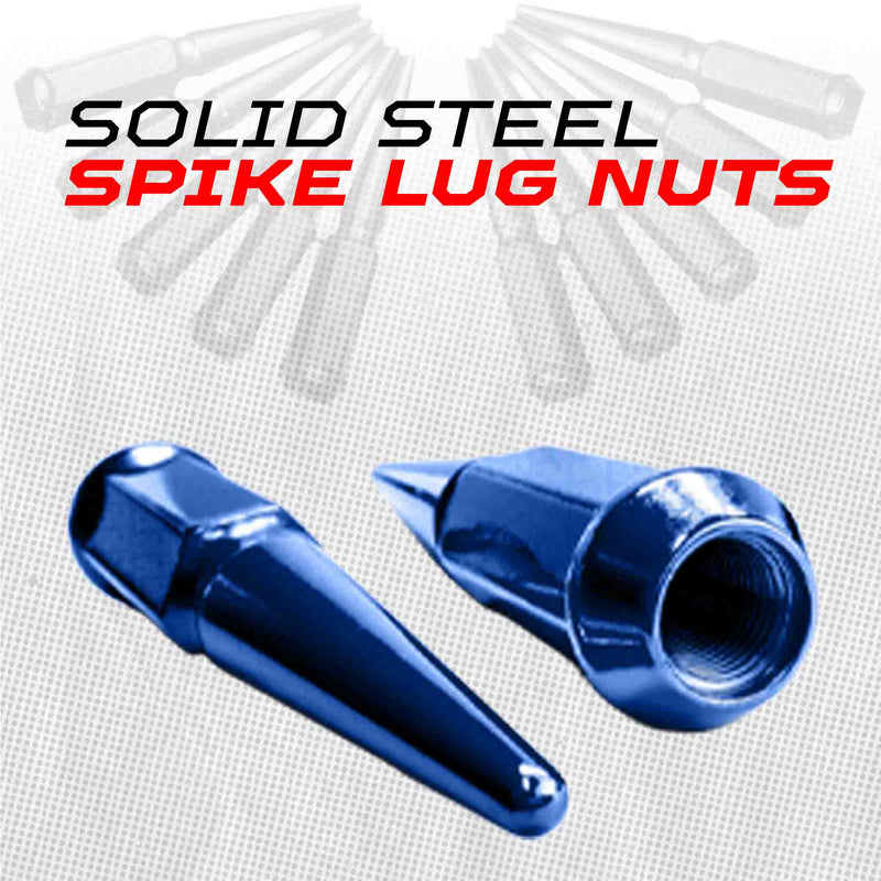 Load image into Gallery viewer, 14x2.0mm Extended Spike Lug Nuts - 60 Degree Taper Seat