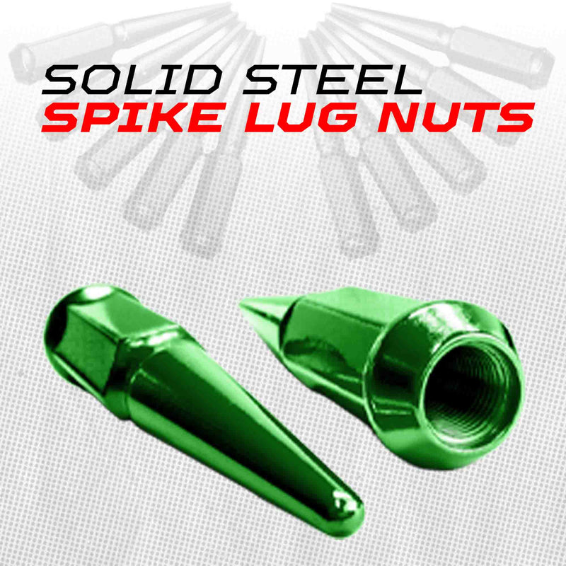 Load image into Gallery viewer, 12x1.5mm Extended Spike Lug Nuts - 60 Degree Taper Seat