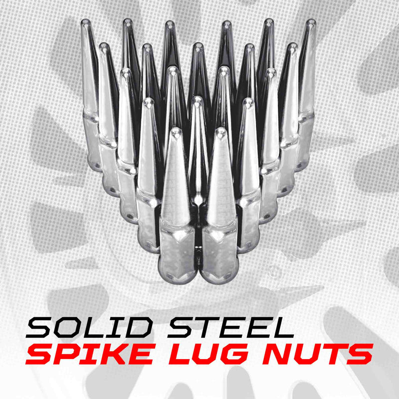 Load image into Gallery viewer, 10x1.25mm Extended Spike Lug Nuts - 60 Degree Taper Seat