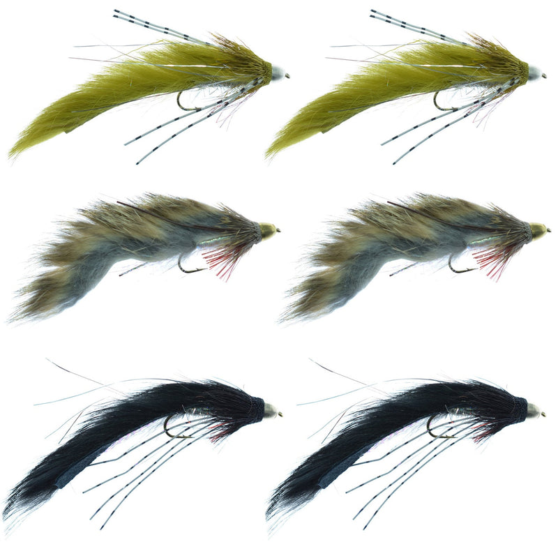 Load image into Gallery viewer, Muddy Buddy Zuddler Cone Head Streamers Assortment - Sze 4