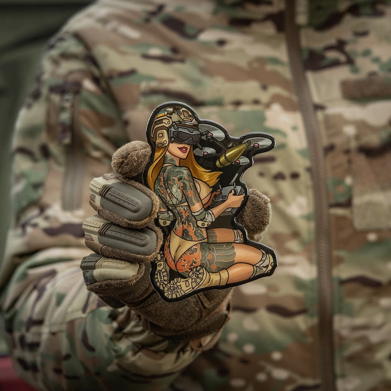 Load image into Gallery viewer, M-Tac Morale Sticker Tactical Girl