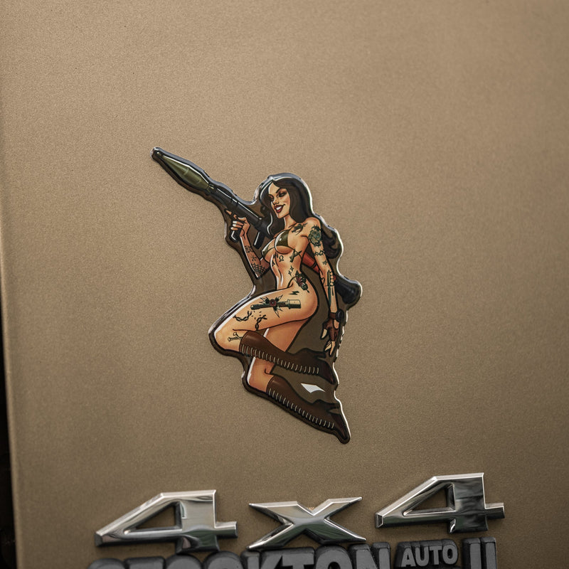 Load image into Gallery viewer, M-Tac Morale Sticker Tactical Girl