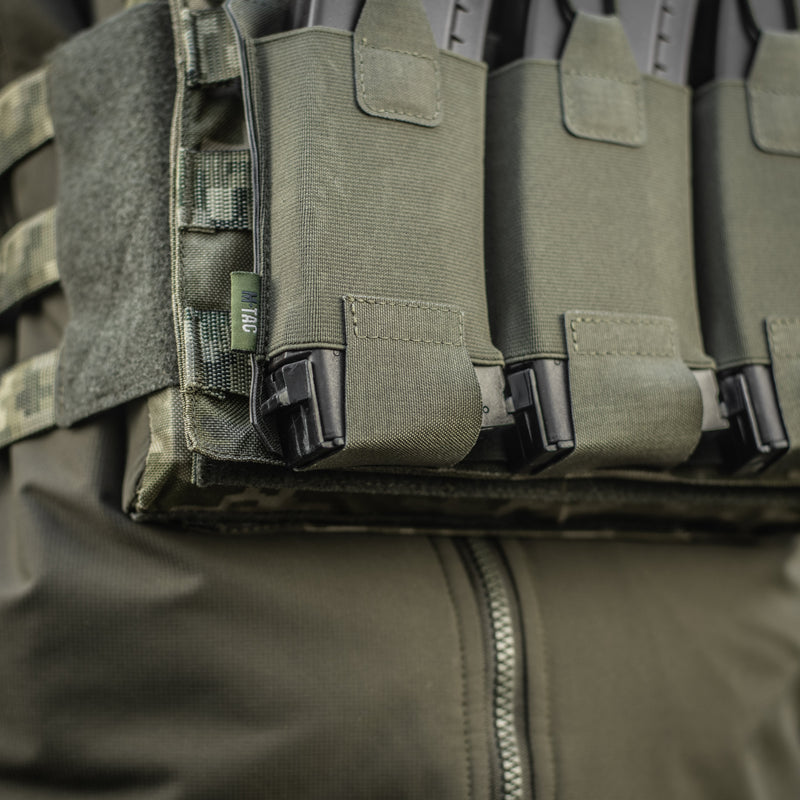Load image into Gallery viewer, M-Tac Elastic Triple Mag Pouch Elite Laser Cut
