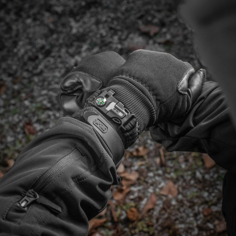 Load image into Gallery viewer, M-Tac Survival Paracord Bracelet with Compass Whistle (Set of 3)