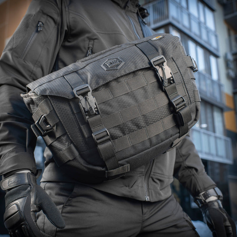 Load image into Gallery viewer, M-Tac Messenger Bag Elite Hex Black