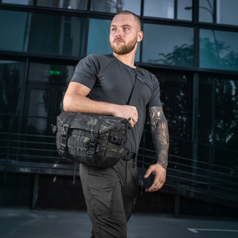 Load image into Gallery viewer, M-Tac Messenger Bag Elite Hex Black