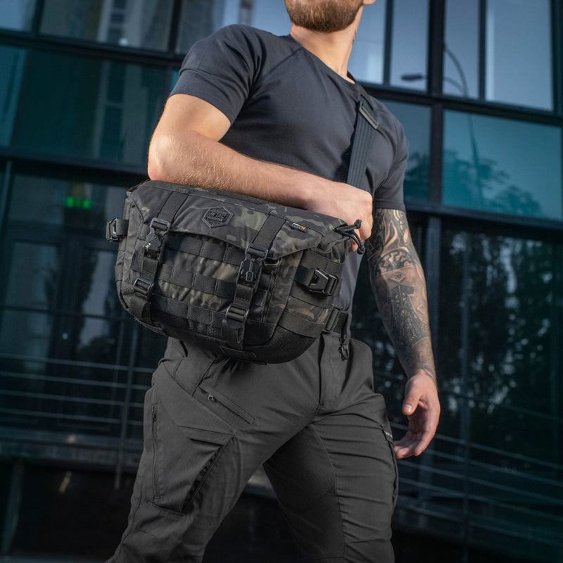 Load image into Gallery viewer, M-Tac Messenger Bag Elite Hex Black
